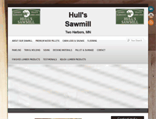 Tablet Screenshot of hullsawmill.com
